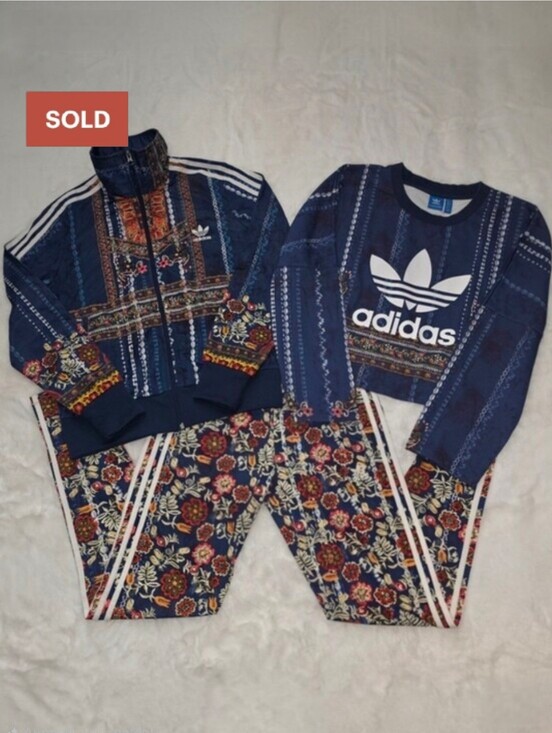 adidas Originals Pants - Adidas x Farm Rio Cirandeira Firebird Track Jacket, Pullover, & Leggings | L